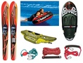 Vodní lyže, tahací hračky, wakeboardy, hrazdy,doplňky