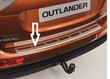 Ochranná lišta nákladové hrany Mitsubishi Outlander