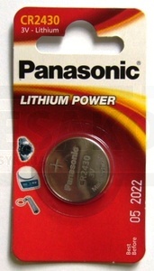 Baterie Panasonic 2430 knoflkov