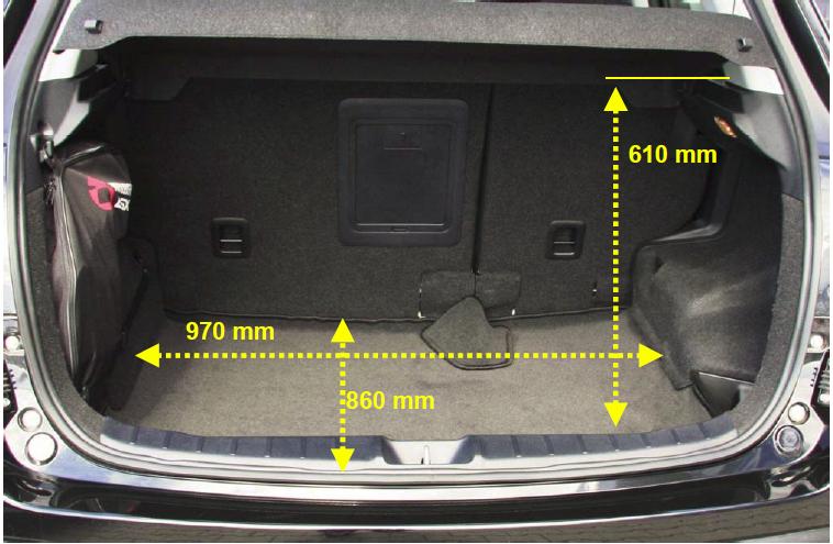 Mitsubishi ASX zvětšení kufru