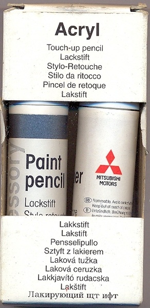 Mitsubishi Pajero - lakovací tužka zelená