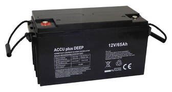 Gelový akumulátor 12V 65Ah ACCU PLUS DEEP