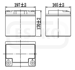 Gelový akumulátor ACCU plus DEEP 12V 40Ah