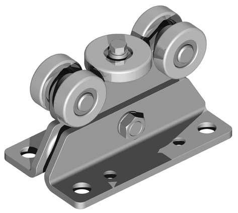 Brána posuvná samonosná -Vozík 8m