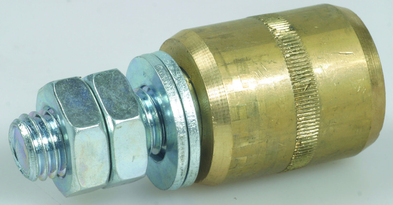 Kladka vodící na posuvnou bránu mosazná