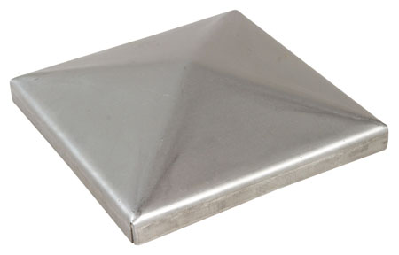 Záslepka kovová plechová pozinkovaná čtvercová 200 mm