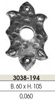 Kovaný štítek ke klice