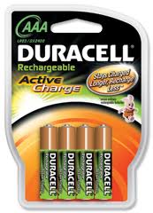 Baterie Duracell Active AAA mikrotužková nabíjecí 1,2V