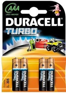 Baterie Duracell TURBO AAA mikrotužka 1,5V