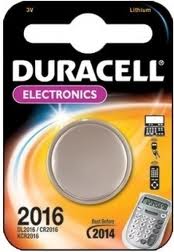Duracell mincová baterie 2016 - 3V