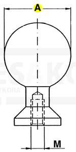 Mosazná koule