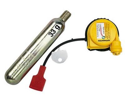 Náplň pro samonafukovací manuální vesty CO2 33 g automat Hydrostatic