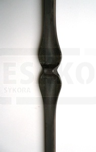 Kovaný plot - tyč Rik detail