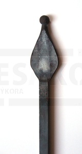 Tyč na kovaný plot Rik-Fer