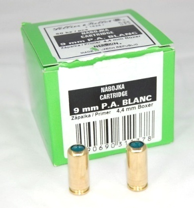 Startovací náboje P.A. knall 9mm