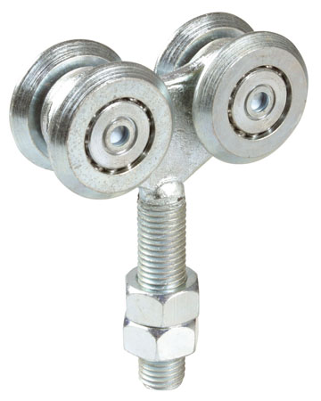 Kování pro posuvné vrata - vozík zavěsný velký dvojitý