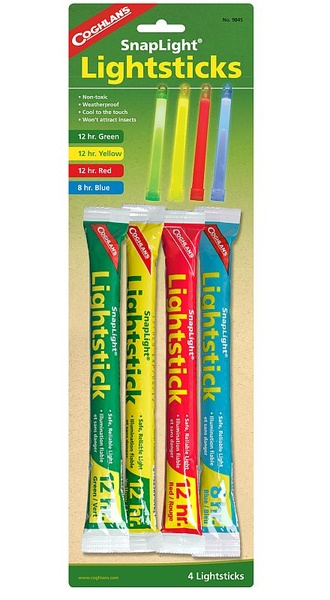 Signální světlobarevné chemické světlo 4ks Coghlan´s