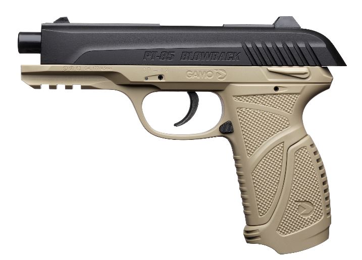 Vzduchová pistole Gamo PT 85 Blowback Desert