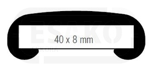 Plastové madlo rozměr