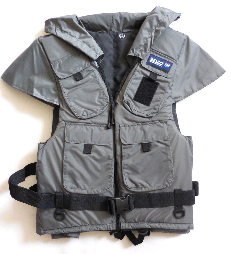 Rybářská plovací vesta s kapucí XXL