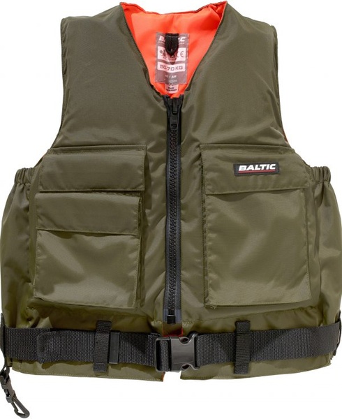 Rybářská záchranná vesta Baltic 50N 70-90kg zelená