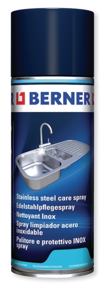 Sprej na čištění nerezu Berner NSF