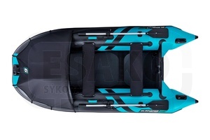 Člun nafukovací Gladiator Active C330 AD šedo-šedý