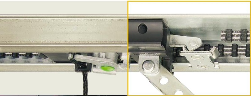 Lišta Hörmann pro pohon garážových vrat L 4125 mm 