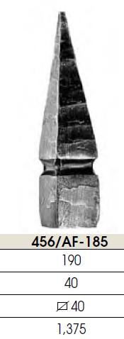 Kovaná špice na kovanou bránu