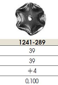 Kované prvky lístek 1241-289