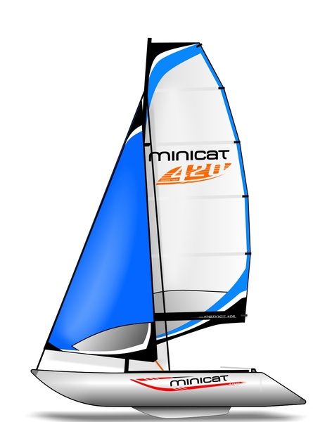 Nafukovací katamarán MiniCat 420 Instinct