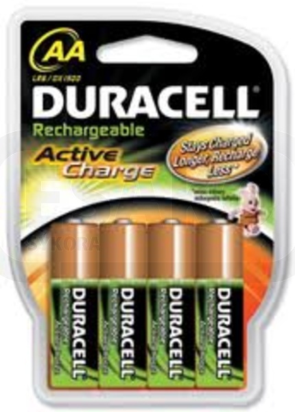 Duracell tužková baterie Active AA  nabíjecí 1,2V